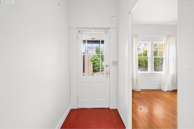 760 Jerome Ave, Astoria, OR 97103 - entryway with hardwood / wood-style flooring and baseboards