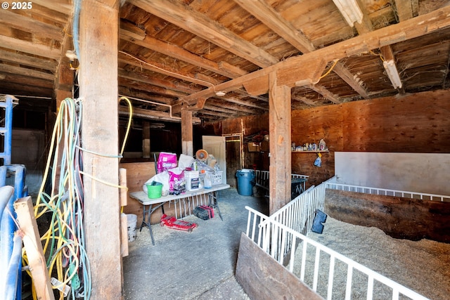 view of stable
