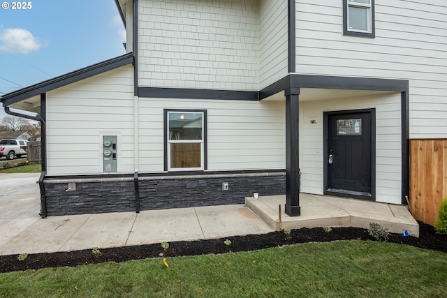 view of entrance to property