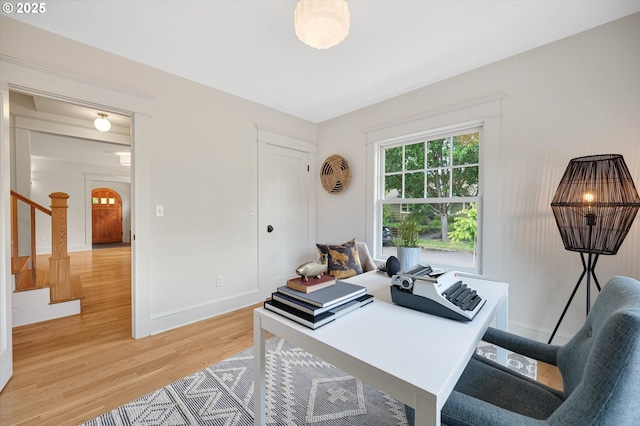 4072 NE 24th Ave, Portland, OR 97212 - office space with light wood finished floors and baseboards