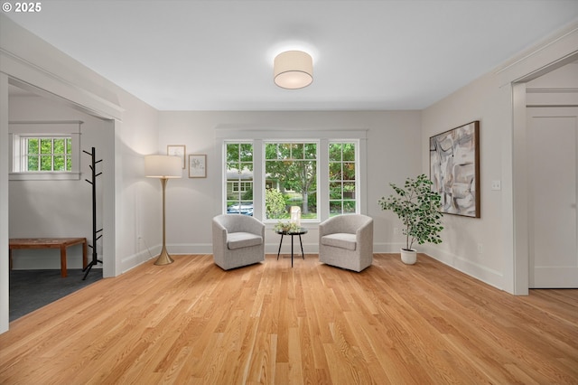 4072 NE 24th Ave, Portland, OR 97212 - sitting room featuring wood finished floors and baseboards