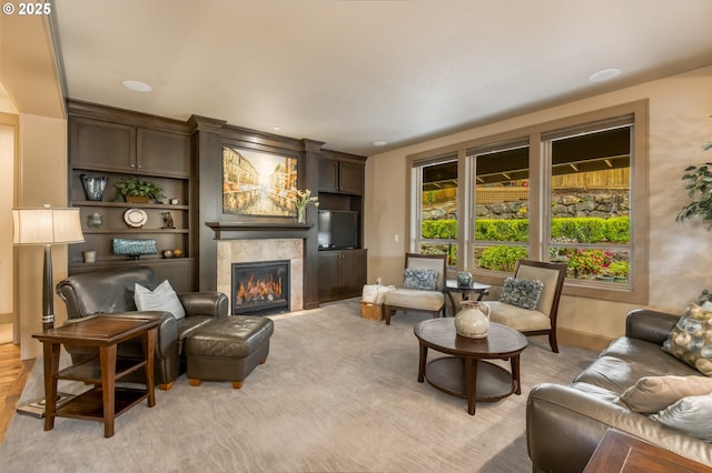 12483 SW Autumn View St, Tigard, OR 97224 - living area featuring a fireplace