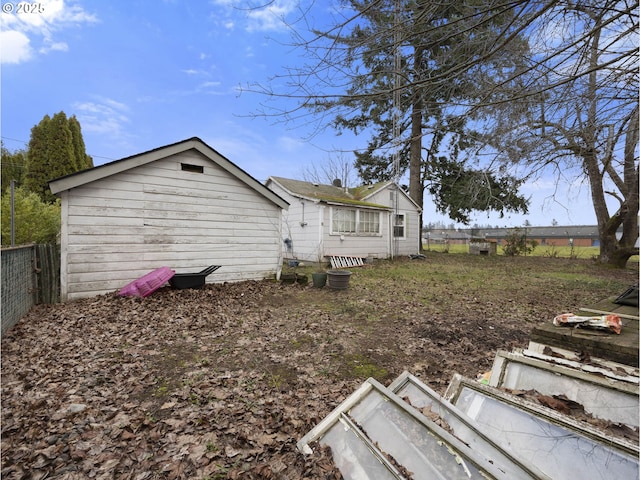 view of side of property