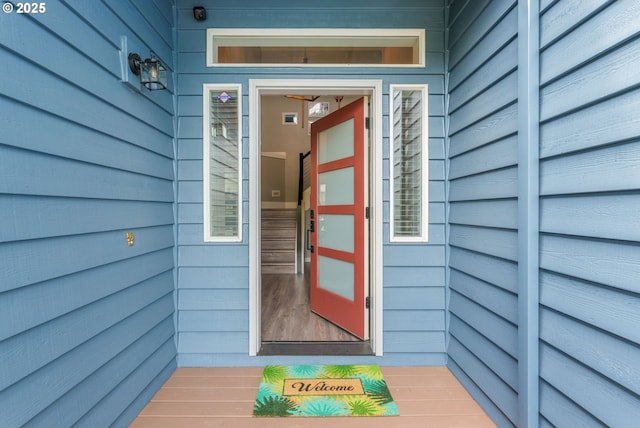 view of entrance to property