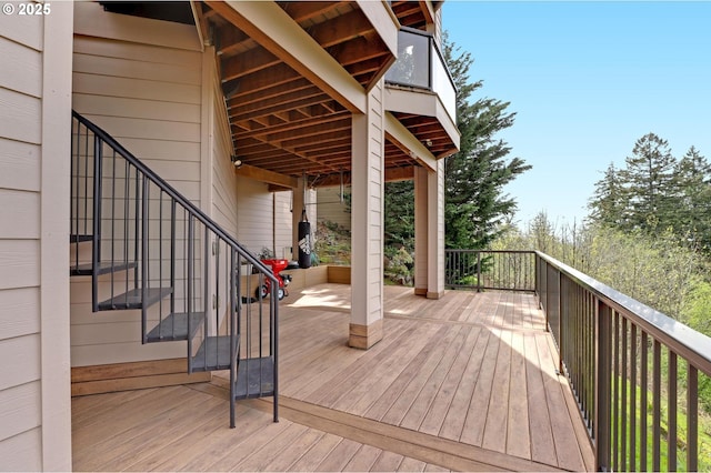 8333 NW Hazeltine St, Portland, OR 97229 - view of wooden terrace