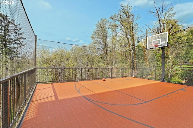 8333 NW Hazeltine St, Portland, OR 97229 - view of basketball court with basketball hoop