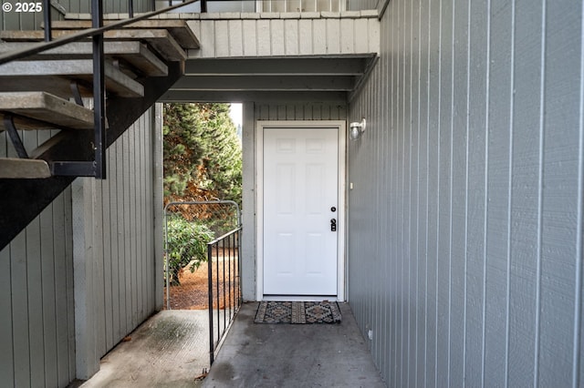 view of entrance to property