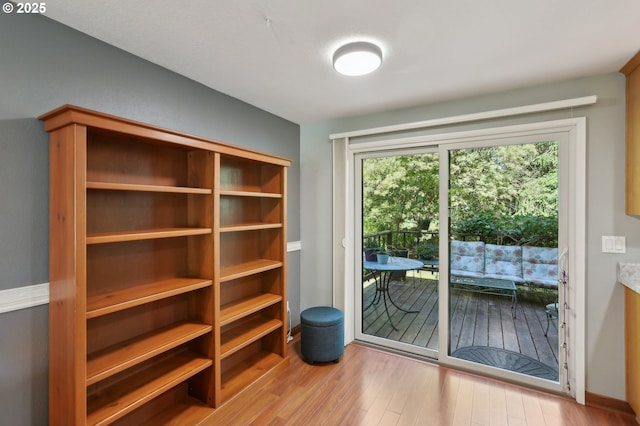 7915 SW Fanno Creek Dr Unit 1, Portland, OR 97224 - doorway featuring wood finished floors