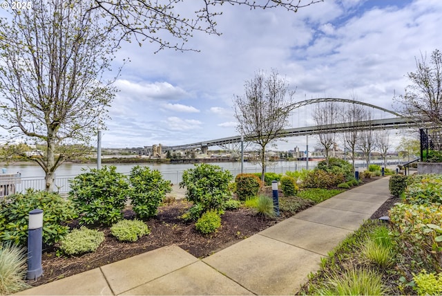 1716 NW Riverscape St, Portland, OR 97209 - view of property's community featuring fence and a water view
