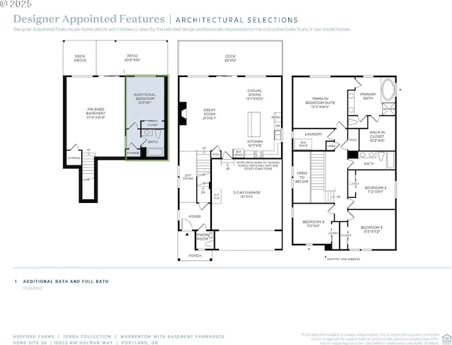 16033 NW Holman Way Unit L 58, Portland, OR 97223 - view of property floor plan
