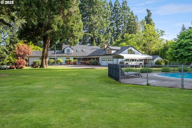 840 Springhill Dr, Albany, OR 97321 - surrounding community with an attached garage and a swimming pool