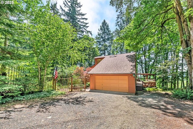 25498 Butler Rd, Junction City, OR 97448 - view of detached garage