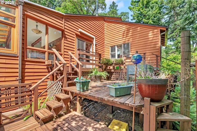 25498 Butler Rd, Junction City, OR 97448 - wooden deck featuring stairs