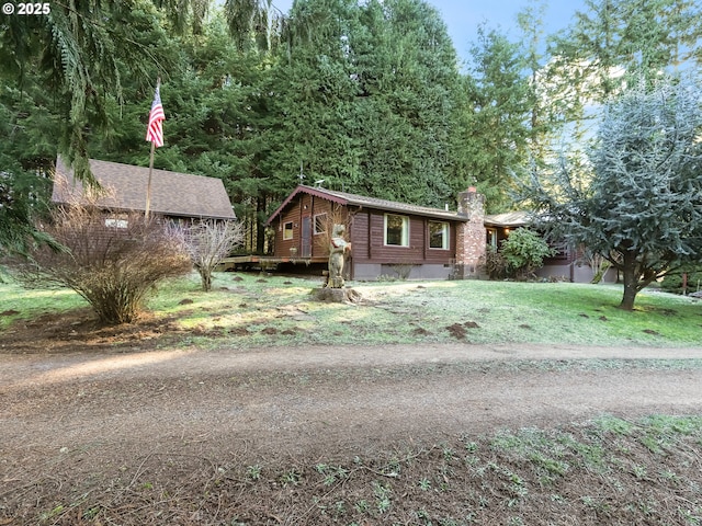 29975 E Meissner Rd, Deer Island, OR 97054 - view of front facade with a chimney
