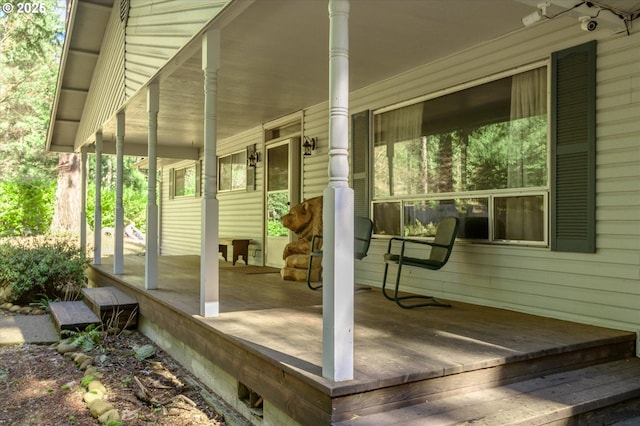 view of patio / terrace featuring a porch