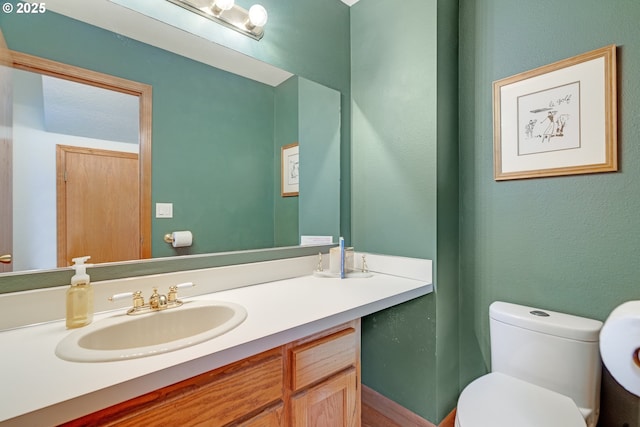 2038 Titan Ter, West Linn, OR 97068 - half bathroom featuring toilet and vanity