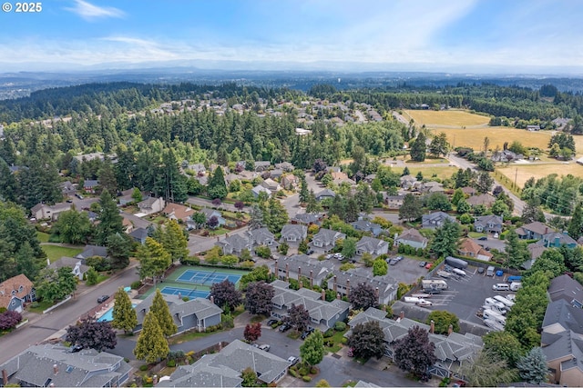 2038 Titan Ter, West Linn, OR 97068 - aerial view of residential area with a heavily wooded area