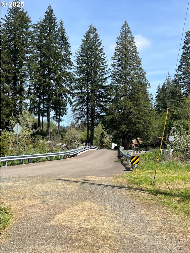 view of road