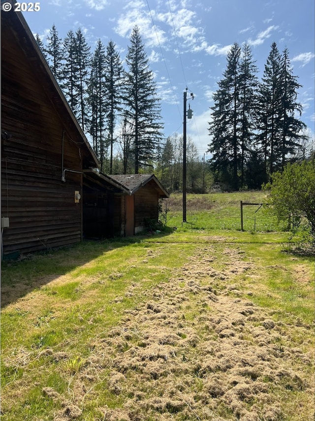 view of yard