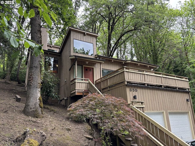 855 Altimont Dr, Salem, OR 97304 - view of front of home featuring stairway and a garage