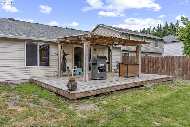 112 Stoneway Ln, Longview, WA 98632 - deck with a pergola and area for grilling