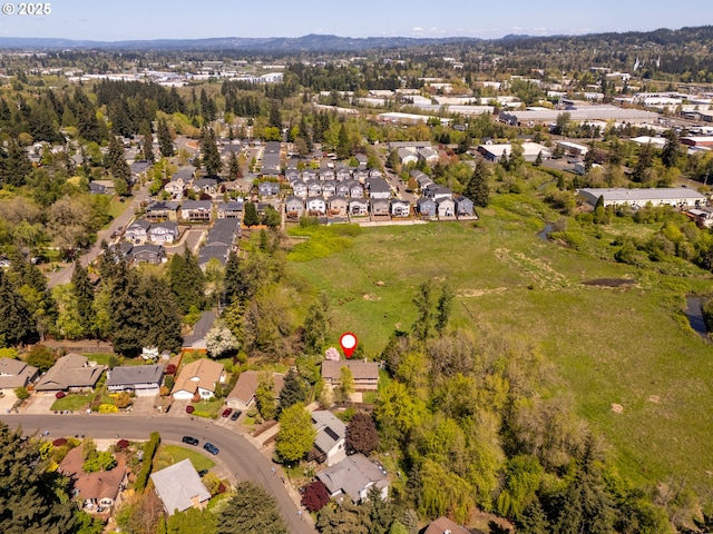 birds eye view of property featuring a residential view
