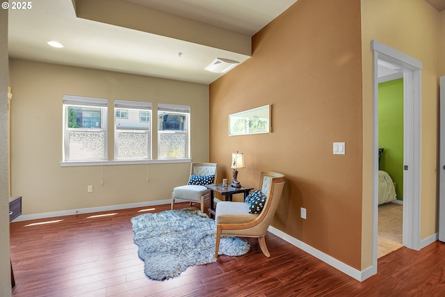 13885 SW Meridian St Unit 135, Beaverton, OR 97005 - living area featuring wood finished floors and baseboards