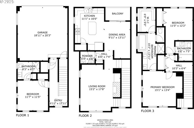 842 NE Rothbury Ave, Hillsboro, OR 97124 - floor plan