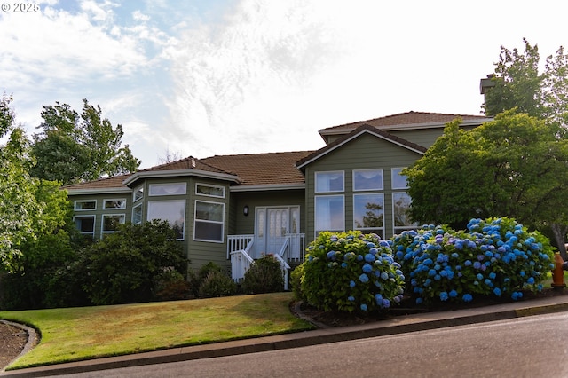 4020 NW Princess St, Corvallis, OR 97330 - ranch-style house featuring a front lawn