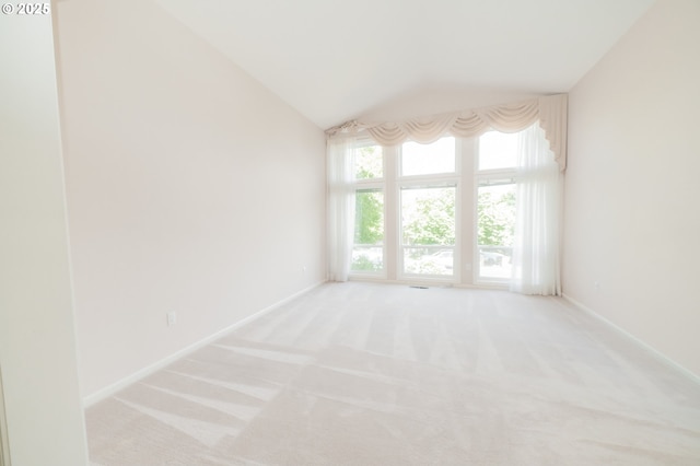 4020 NW Princess St, Corvallis, OR 97330 - spare room featuring light carpet and vaulted ceiling