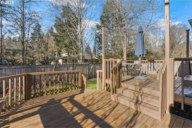 view of deck