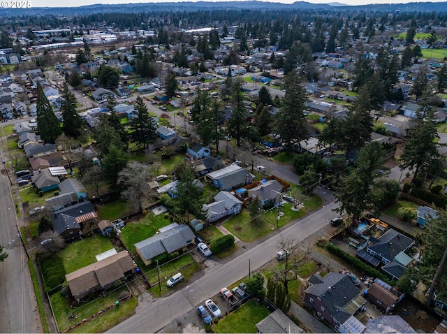 birds eye view of property featuring a residential view