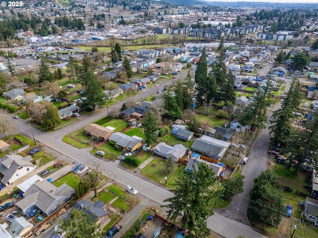 drone / aerial view featuring a residential view