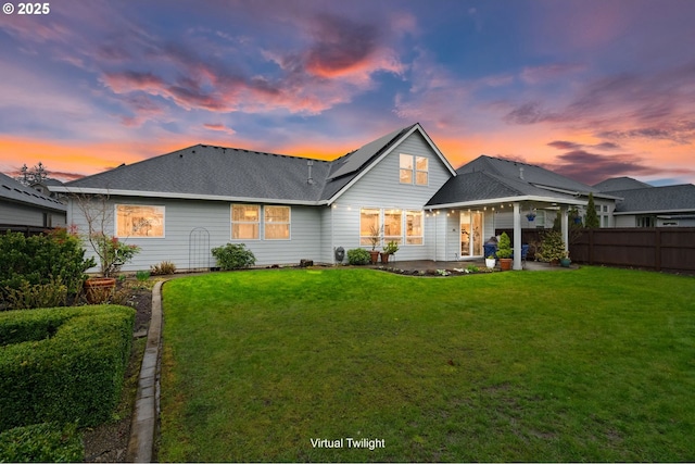 10603 NE 92nd Ave, Vancouver, WA 98662 - rear view of property with a patio and a shingled roof