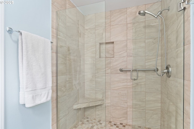 full bath with a stall shower