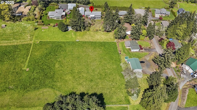 aerial overview of property's location featuring nearby suburban area
