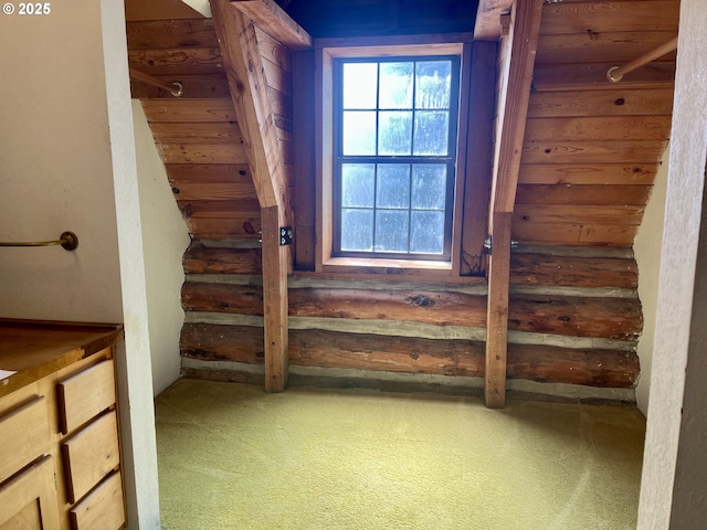 29202 Wallace St, Gold Beach, OR 97444 - bathroom with log walls