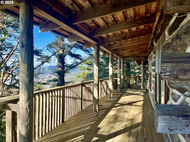 29202 Wallace St, Gold Beach, OR 97444 - view of wooden terrace