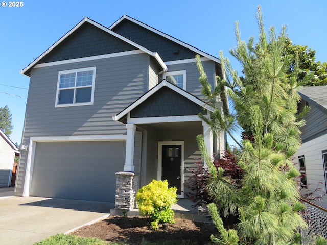 439 NW Garibaldi St, Hillsboro, OR 97124 - craftsman-style house with an attached garage and driveway
