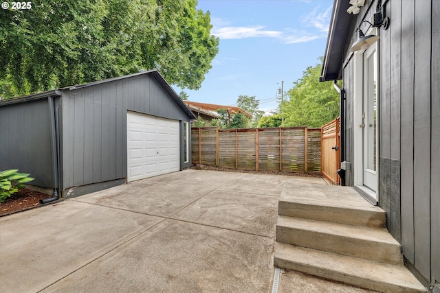 9014 N John Ave, Portland, OR 97203 - detached garage featuring driveway