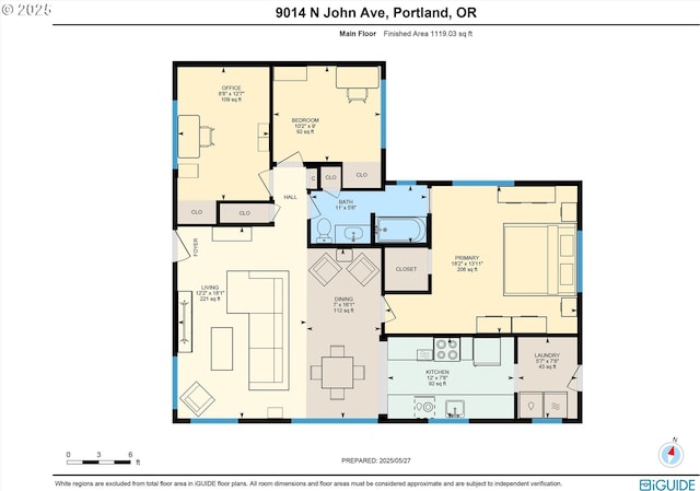9014 N John Ave, Portland, OR 97203 - room layout