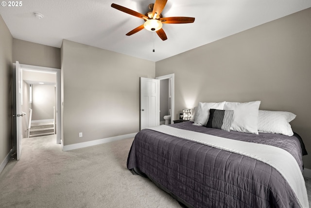 7886 SW Capitol Hill Rd, Portland, OR 97219 - bedroom featuring light carpet and a ceiling fan