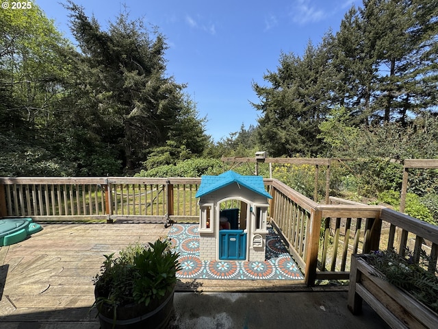 view of deck