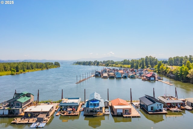 18989 NE Marine Dr Unit 04, Portland, OR 97230 - dock area with a water view