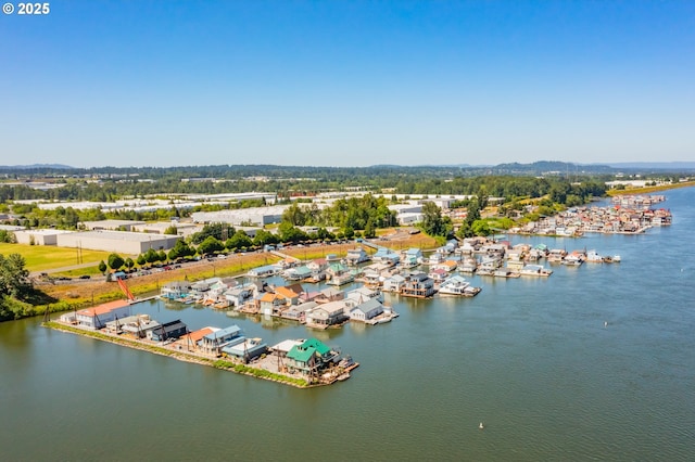 18989 NE Marine Dr Unit 04, Portland, OR 97230 - bird's eye view of a nearby body of water and a marina