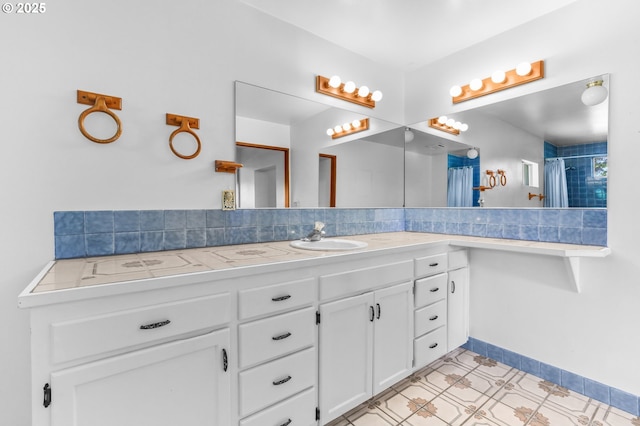 15170 SE 202nd Ave, Damascus, OR 97089 - full bathroom featuring vanity and a shower with shower curtain