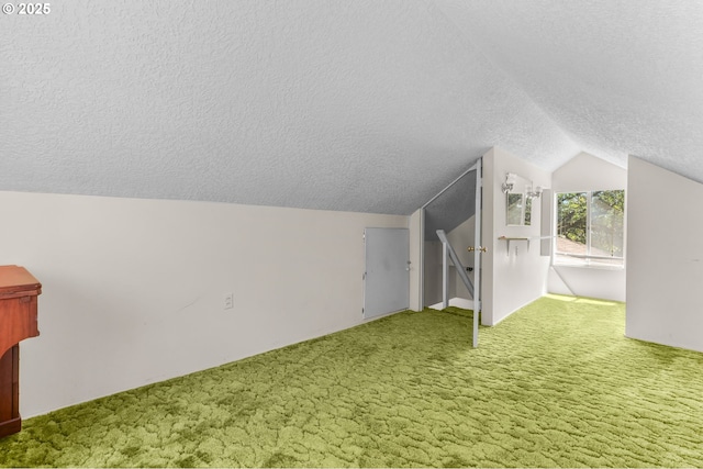 15170 SE 202nd Ave, Damascus, OR 97089 - bonus room featuring a textured ceiling, carpet, and vaulted ceiling