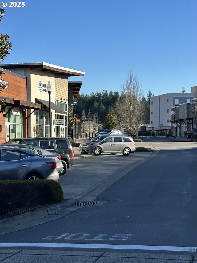 view of car parking