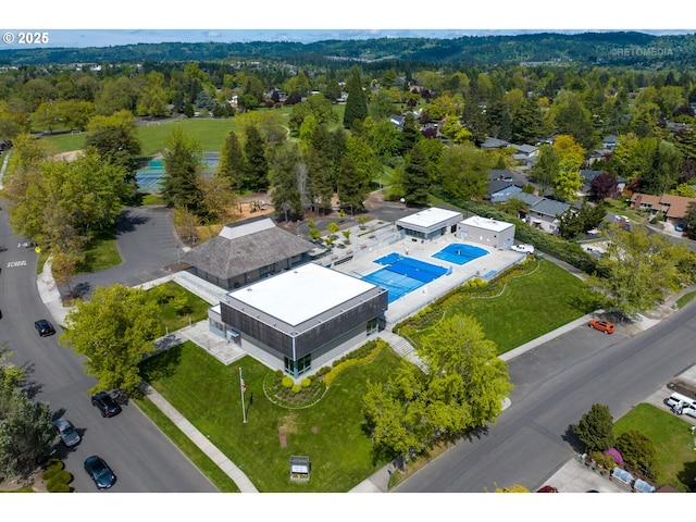 drone / aerial view