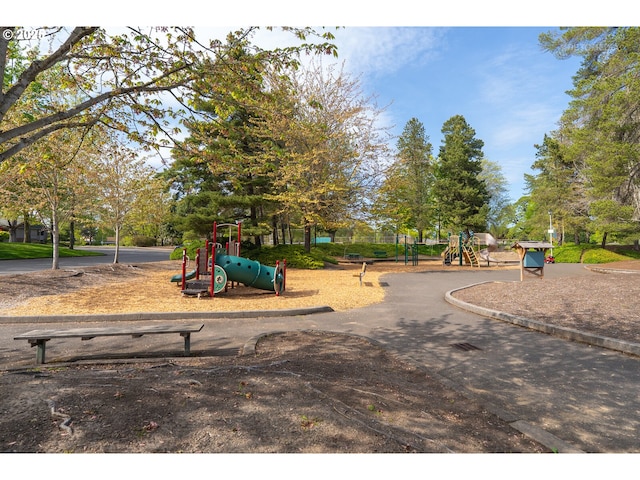 view of communal playground